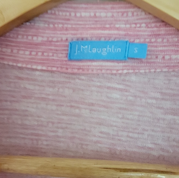 J. Mclaughlin  S Brynn Pink Collared Top - Picture 2 of 7